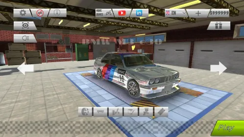 Screenshot Lada Car Drift, Парковка