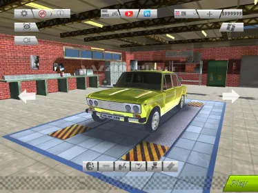 Screenshot Lada Car Drift, Парковка