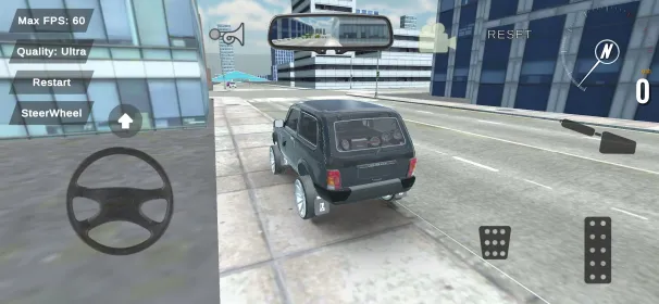 Screenshot Lada Car Drift, Парковка