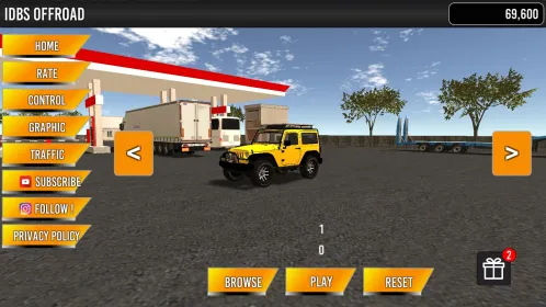 Screenshot IDBS Offroad Simulator