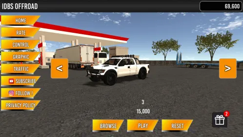Screenshot IDBS Offroad Simulator