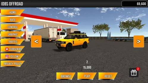 Screenshot IDBS Offroad Simulator