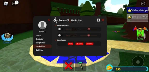 Screenshot Arceus X NEO