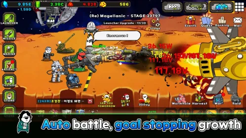 Screenshot Missile Dude RPG 2 : Space AFK