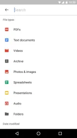 Screenshot Google Диск