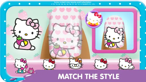Screenshot Маникюрный салон Hello Kitty
