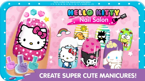 Screenshot Маникюрный салон Hello Kitty