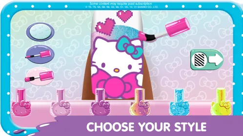 Screenshot Маникюрный салон Hello Kitty