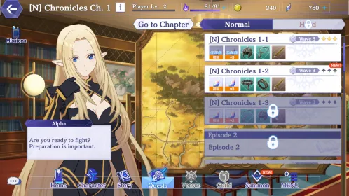 Screenshot The Eminence in Shadow RPG