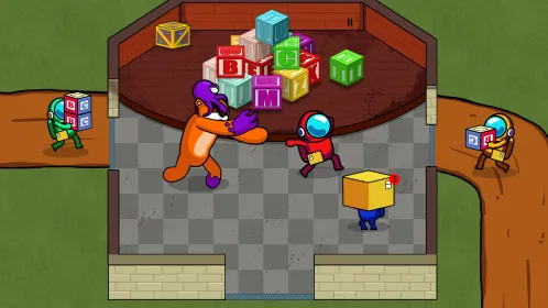 Screenshot Survivor In Rainbow Monster