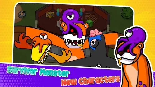 Screenshot Survivor In Rainbow Monster
