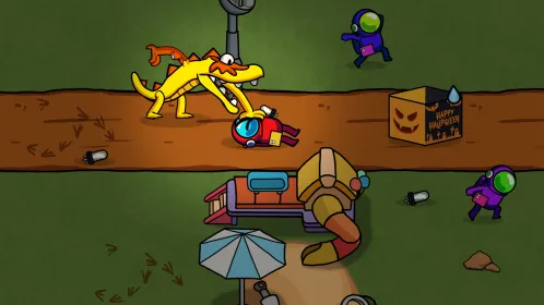 Screenshot Survivor In Rainbow Monster