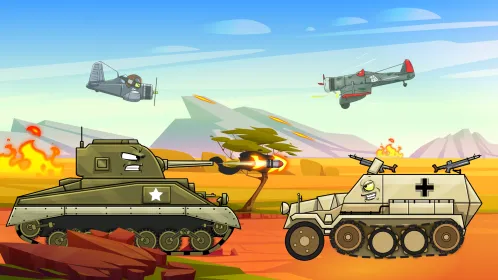 Screenshot Merge Tanks: Танки vs Танчики