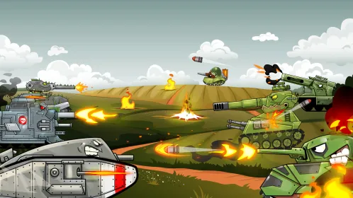 Screenshot Merge Tanks: Танки vs Танчики