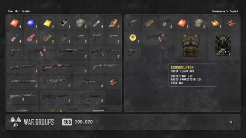 Screenshot War Groups