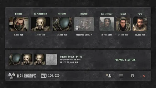 Screenshot War Groups