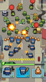 Screenshot Alien Fight: Police vs Zombie