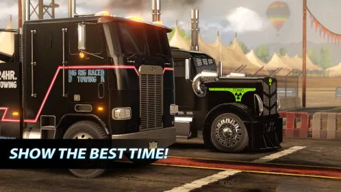 Screenshot Big Rig Racing: Драг рейсинг