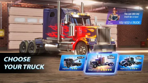 Screenshot Big Rig Racing: Драг рейсинг