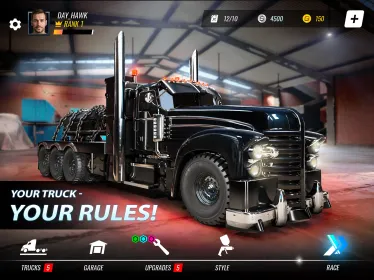 Screenshot Big Rig Racing: Драг рейсинг