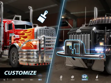 Screenshot Big Rig Racing: Драг рейсинг