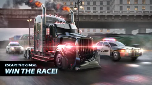 Screenshot Big Rig Racing: Драг рейсинг