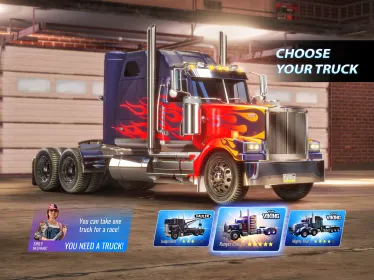 Screenshot Big Rig Racing: Драг рейсинг