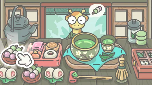Screenshot Tsuki Tea House: Idle Journey