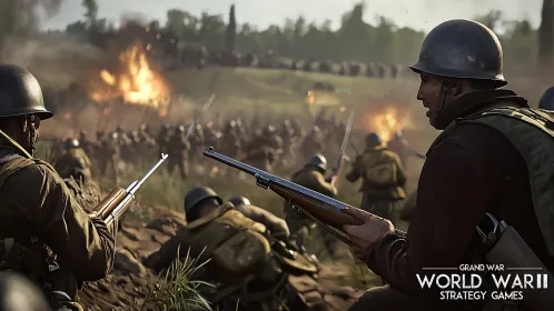 Screenshot Grand War: WW2 Strategy