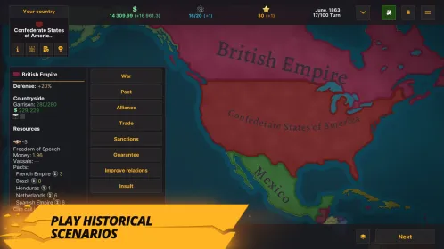 Screenshot Warnament Grand Strategy