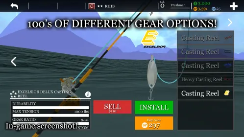 Screenshot Рыбалка На Лодке и Симулятор