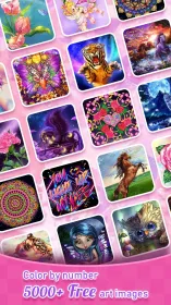 Screenshot Tap Color: Раскраска по номеру