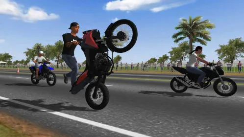 Screenshot Moto Wheelie 3D