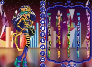 Screenshot Monster Halloween Dolls Dress Up Girls Game