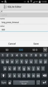 Screenshot SQLite Editor