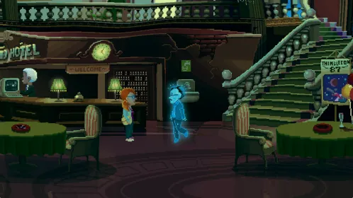 Screenshot Thimbleweed Park
