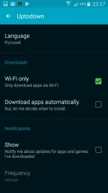 Screenshot Uptodown App Store